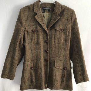 The J. Peterman Company 100% Wool Blazer/Jacket
